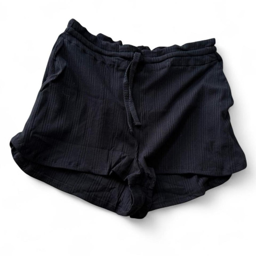 Black Vitamin A‎ Drawstrings Shorts